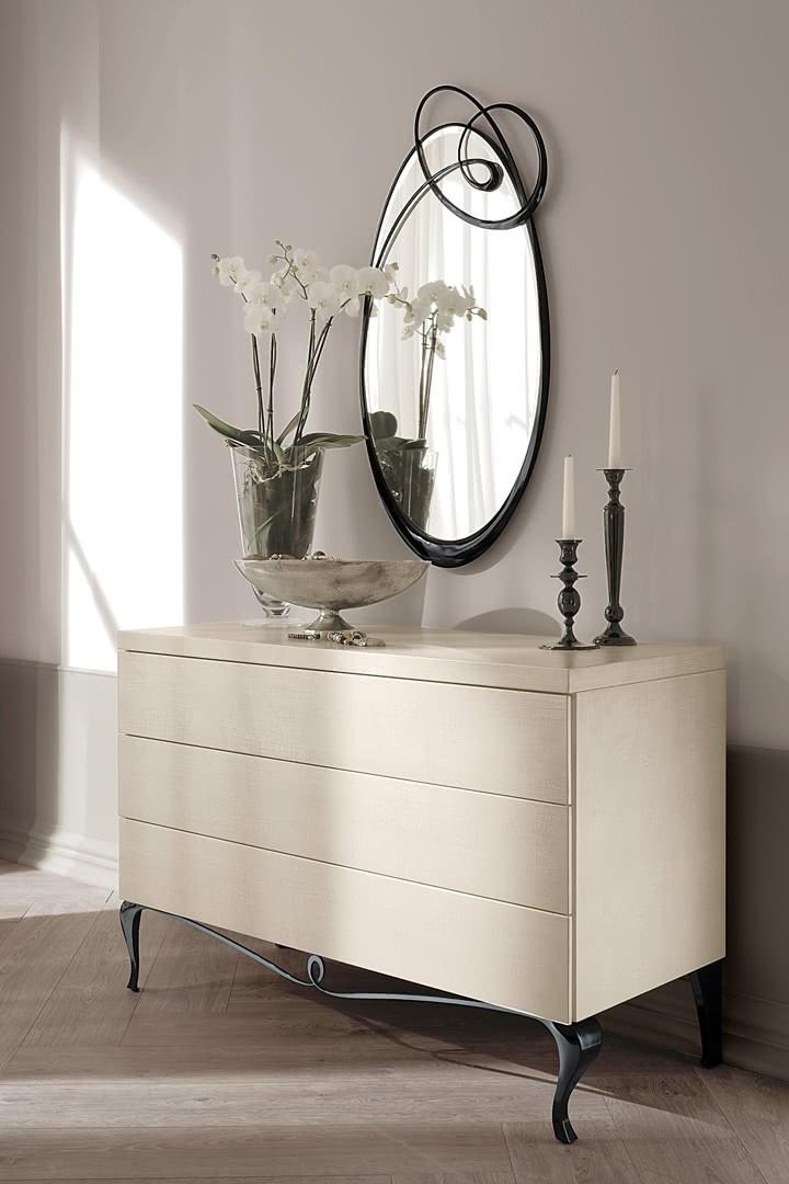 Oval wall-mounted mirror | Ghirigori by Cantori