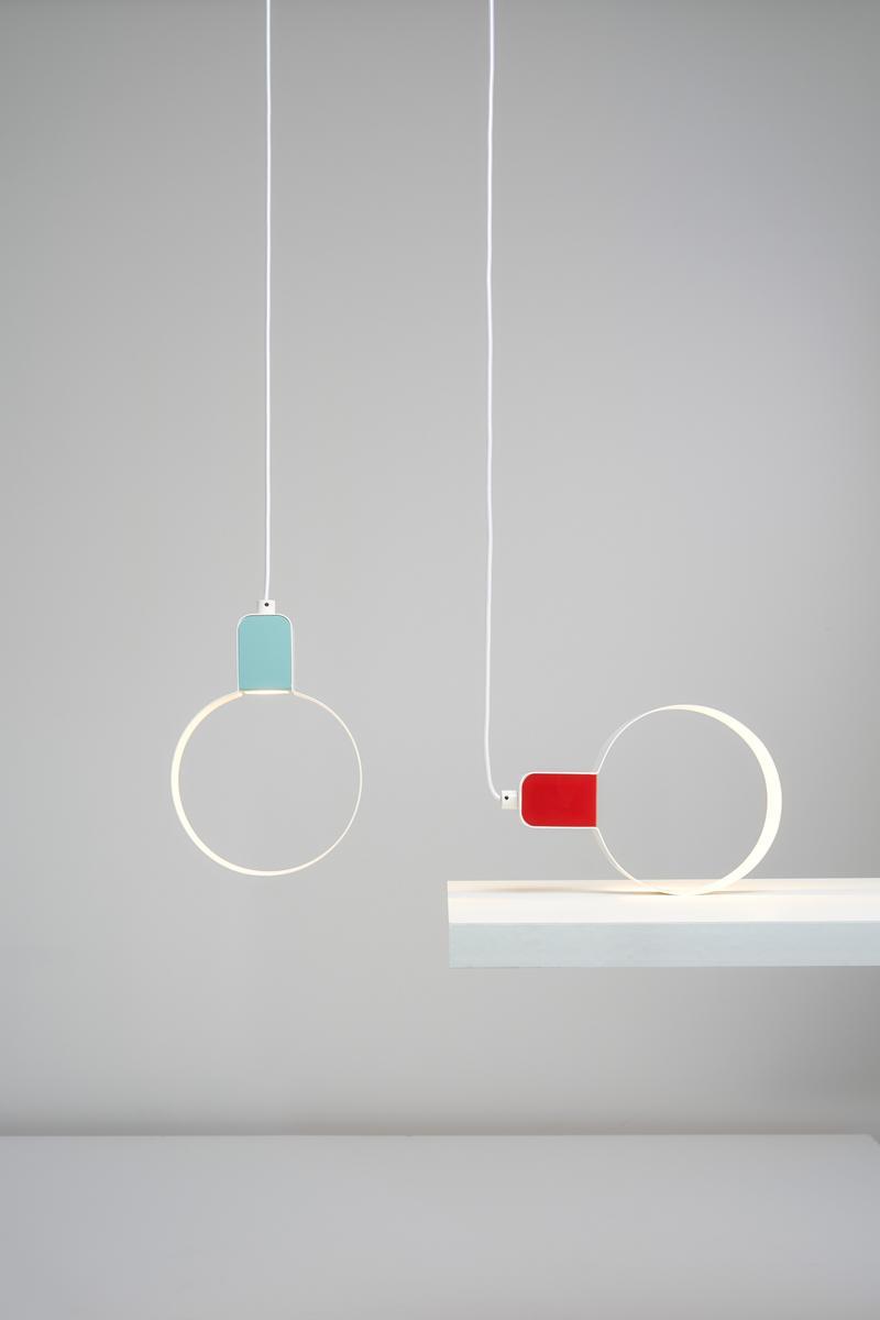 Direct light plate pendant lamp | Sonoluce by Zava