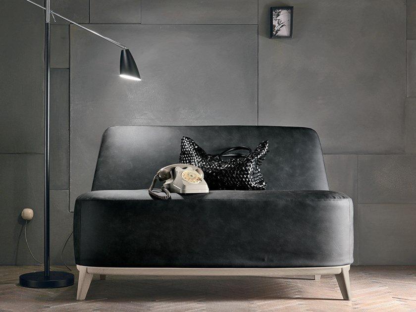 Leather small sofa | Loft by Tomasella