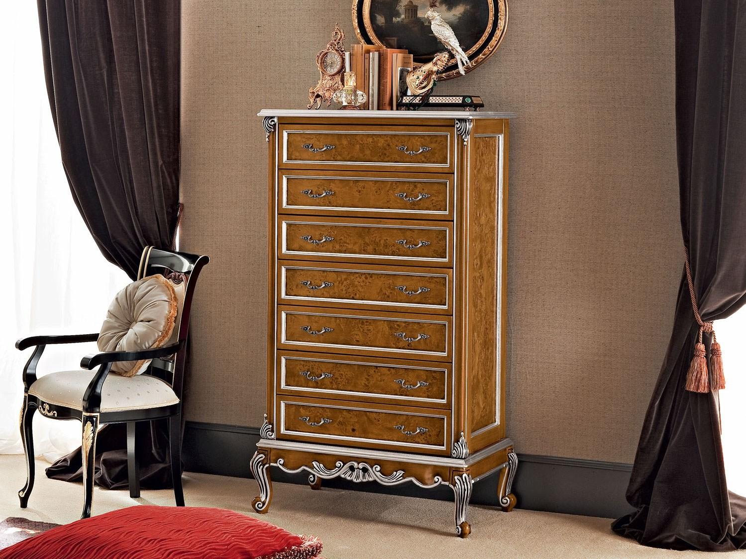 Solid wood chest of drawers | 12653 by Modenese Gastone