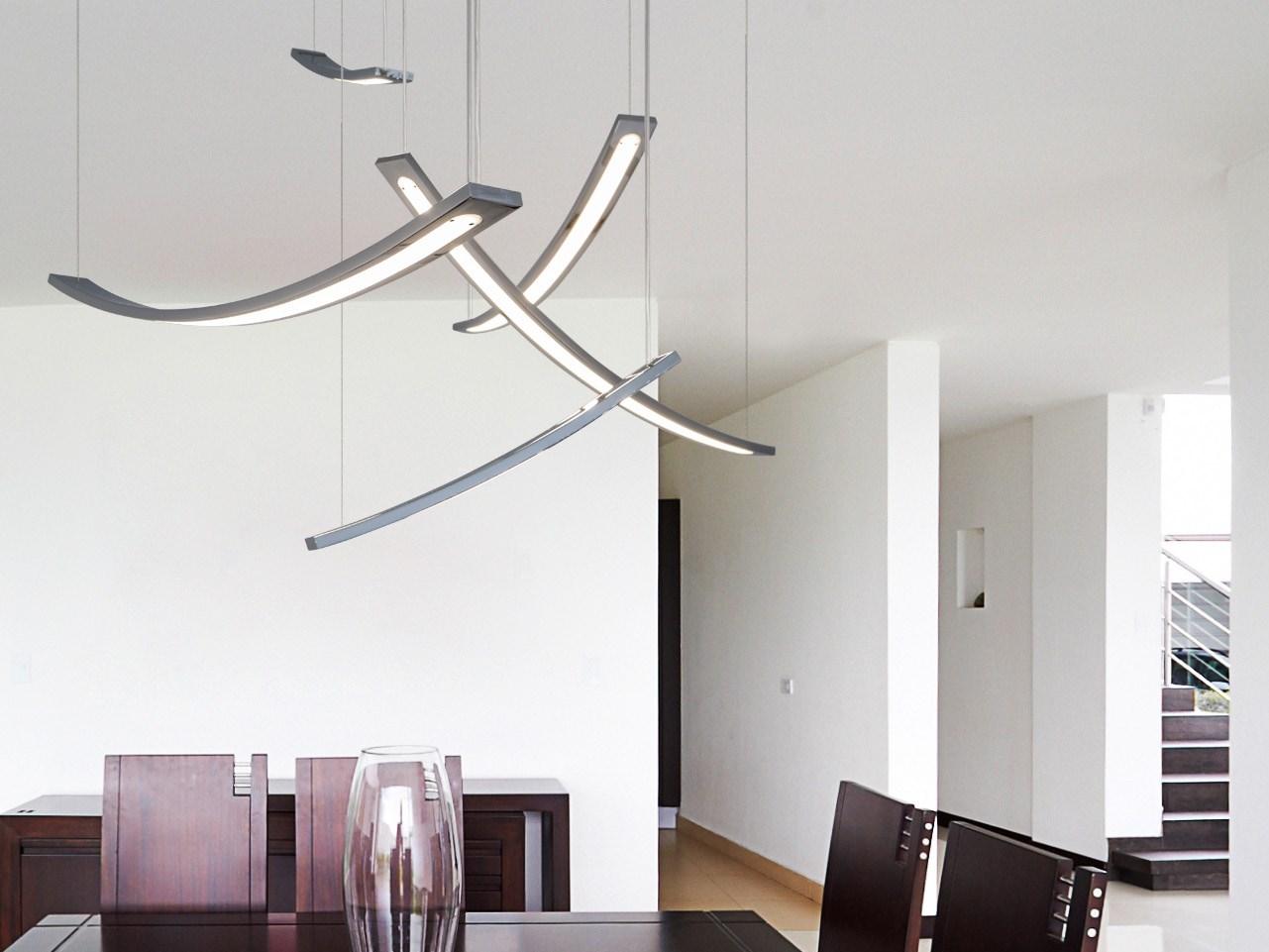 LED direct light metal pendant lamp | Out Of Line H1 by Ilfari