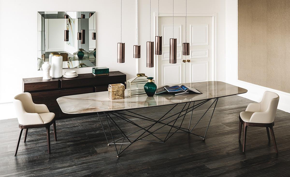 Oval ceramic table | Gordon Keramik by Cattelan Italia