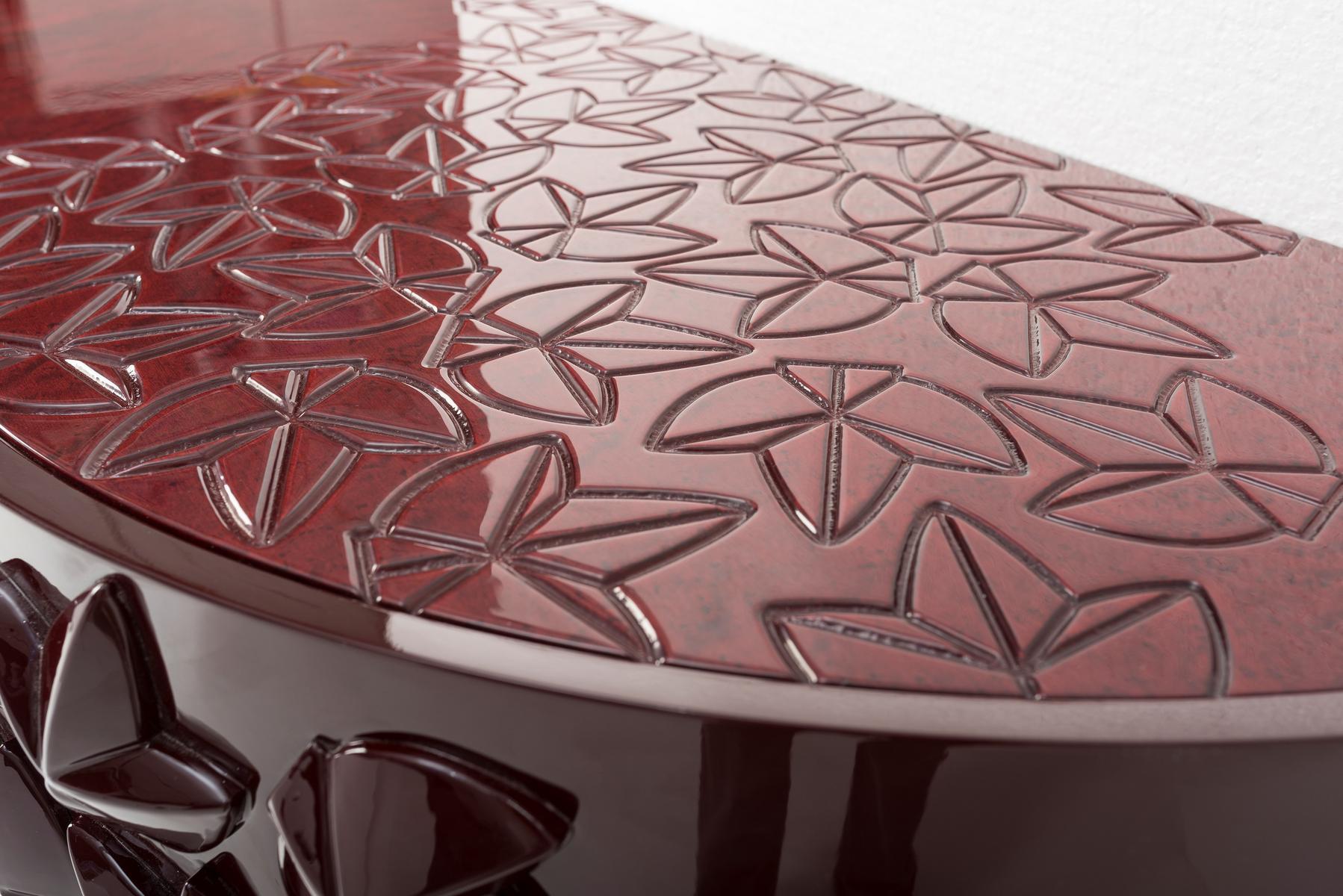 Wood veneer sideboard with doors | Mimosa by Mantellassi 1926