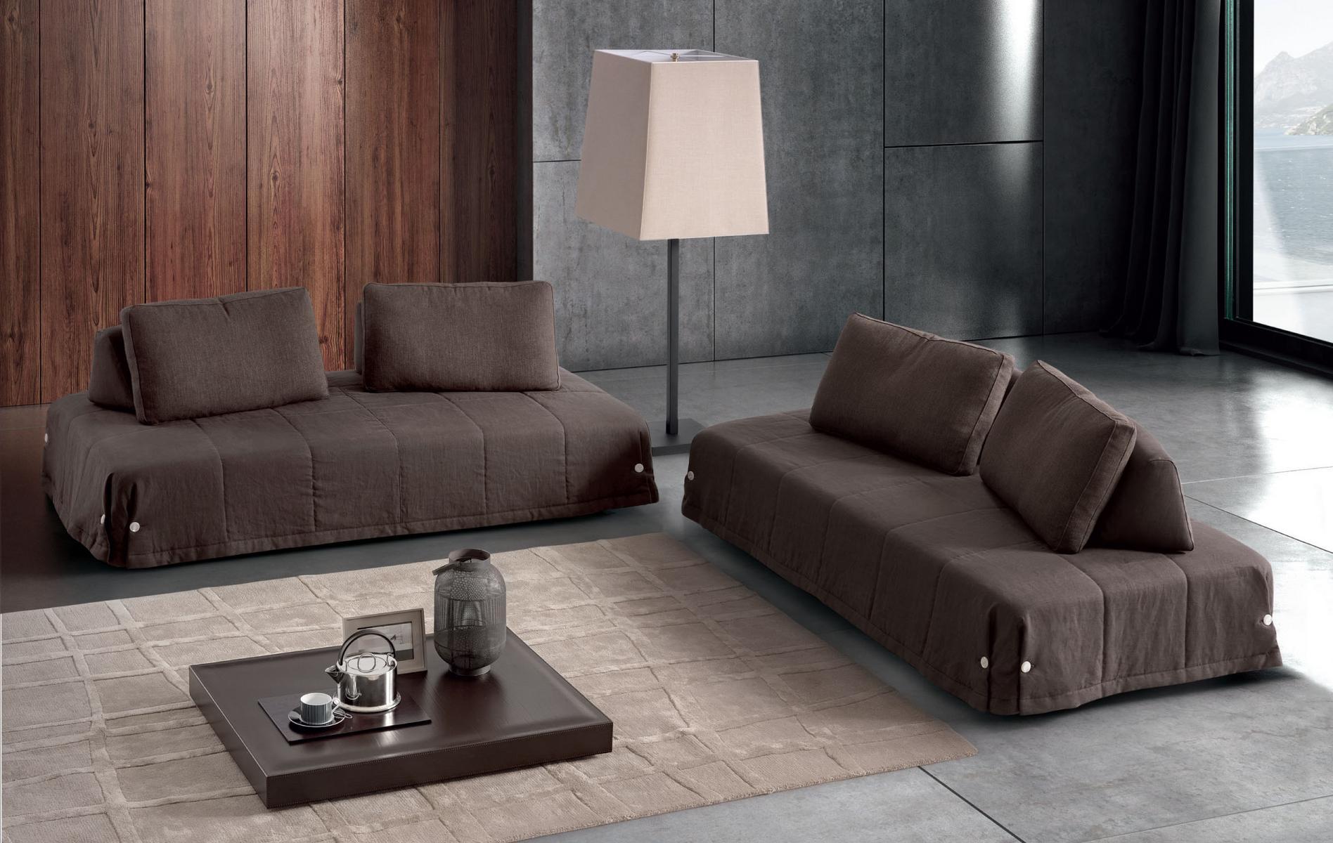 Fabric sofa bed with removable cover | Ghost by Dema