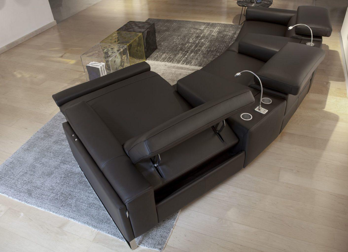 Leather sofa | Romeo Relax by Calia Italia
