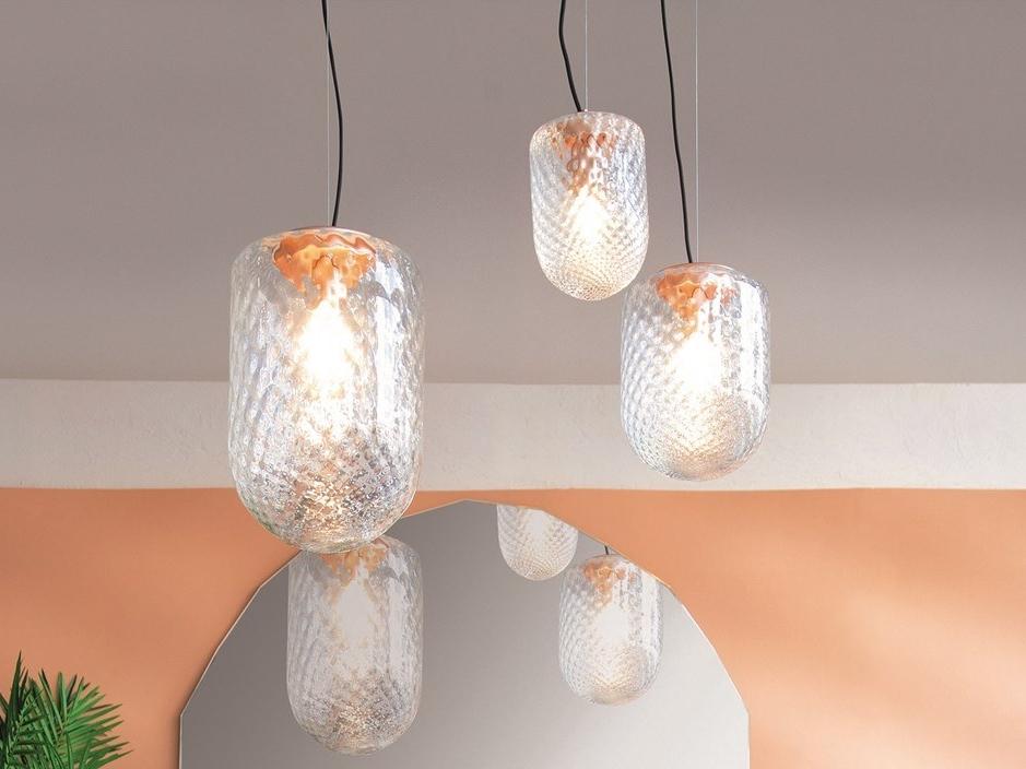 Murano glass pendant lamp | Tiffany by Riflessi