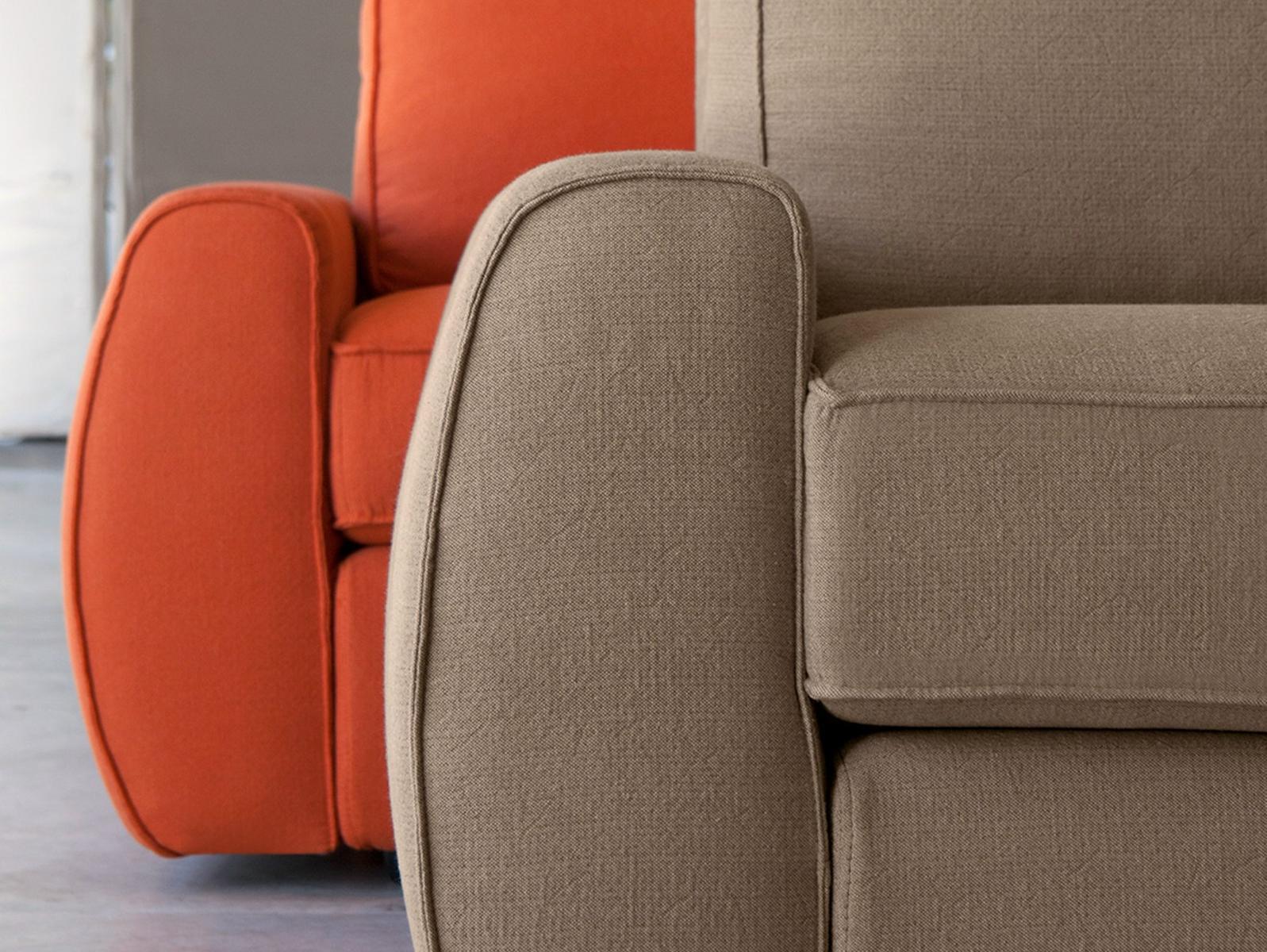 Sectional fabric sofa | Shepard by Domingo salotti