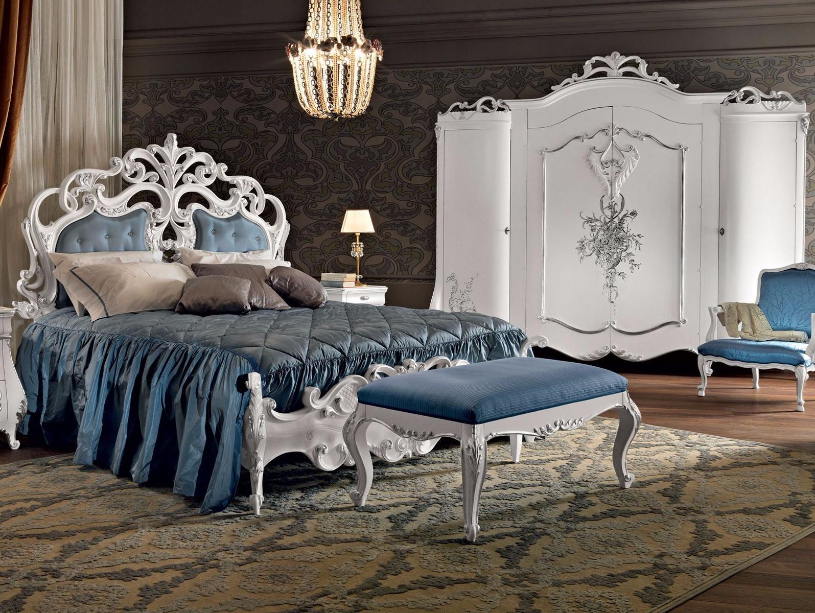 Upholstered fabric bench | 11523 by Modenese Gastone