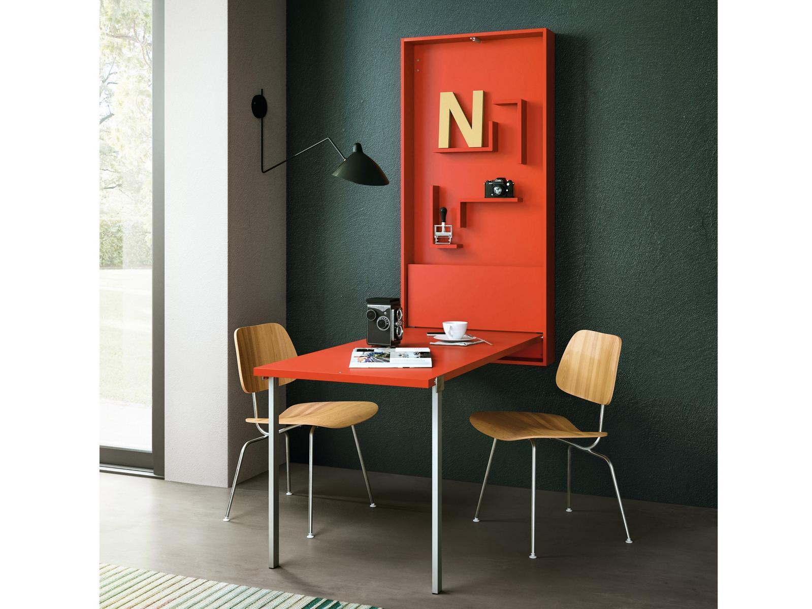 Drop-leaf rectangular table | Wally by CLEI