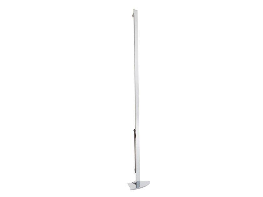 Fluorescent aluminium floor lamp | Sagaie by Ligne Roset