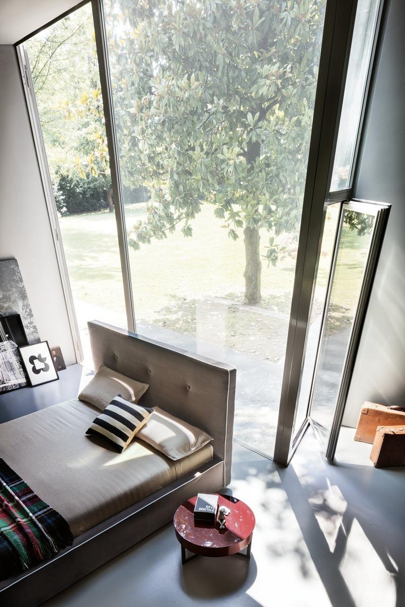 Fabric double bed | Madama by Lema