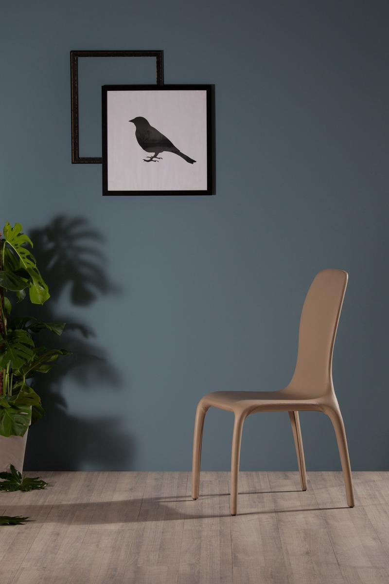 Upholstered leather chair | Lisetta by Tonin Casa
