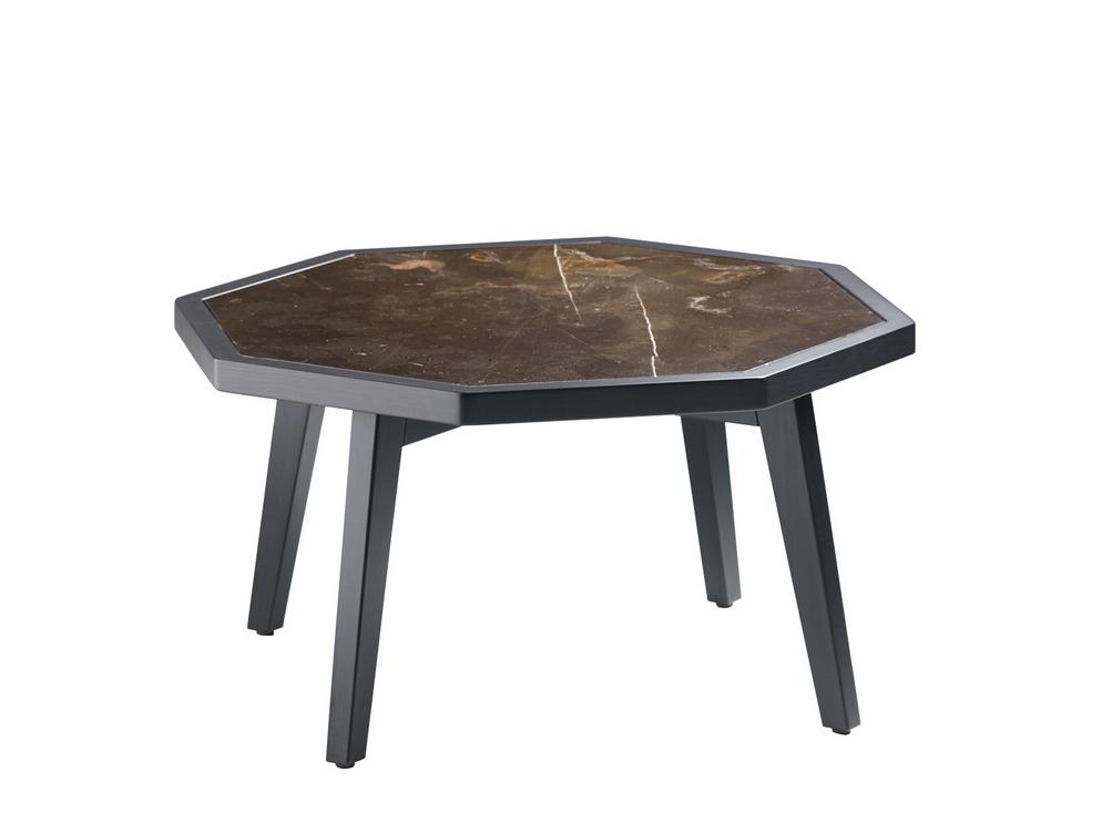 Octagonal marble coffee table | Otta by Potocco