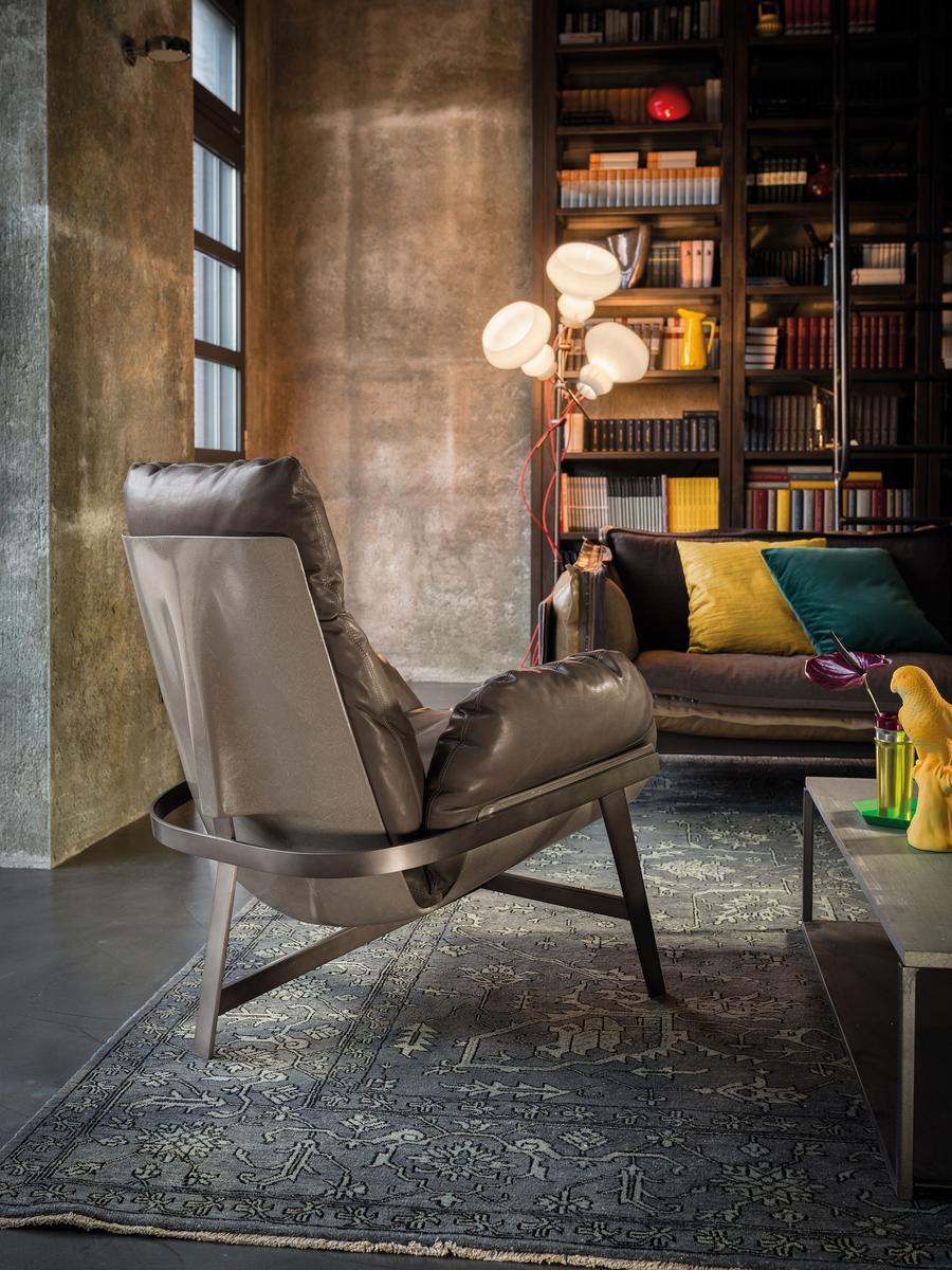 Leather armchair | Jupiter by Arketipo