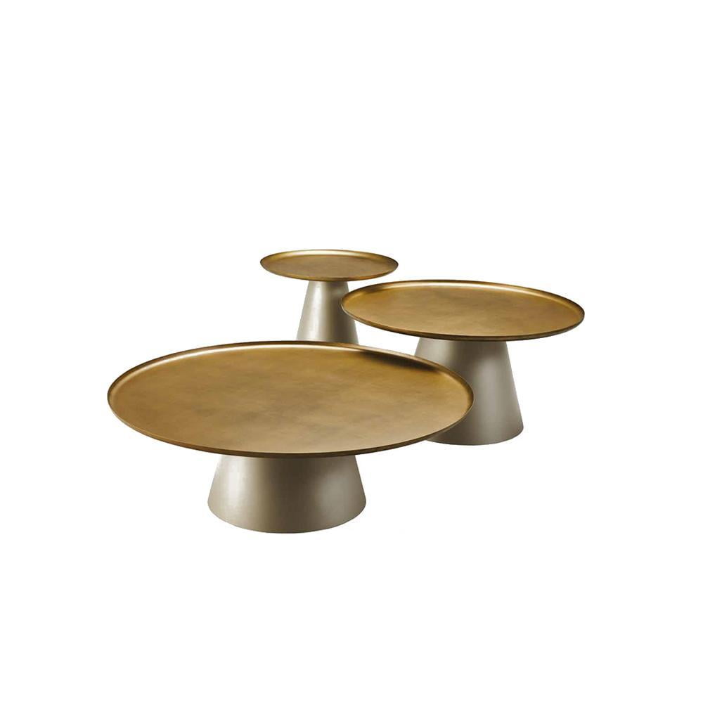 Round metal coffee table | Amerigo by Cattelan Italia