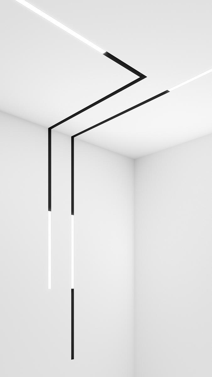 Aluminium linear lighting profile for LED modules | Line 48v 1100 by Arkoslight