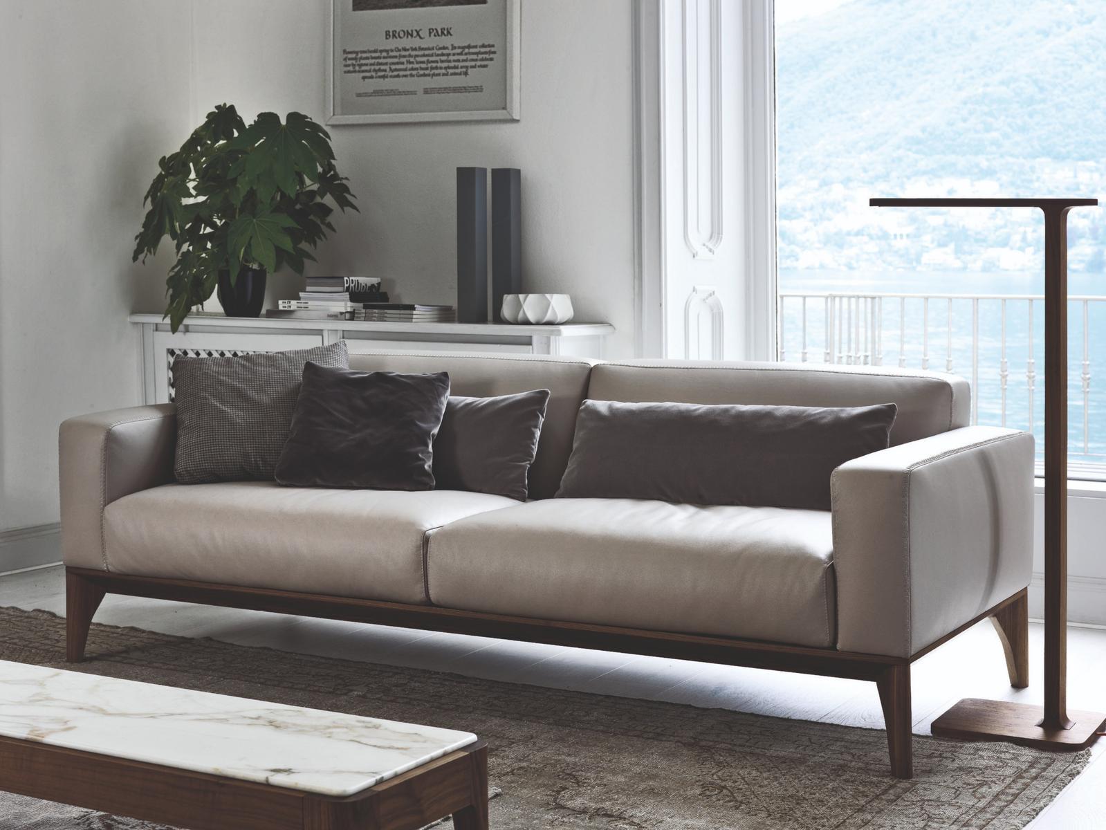 2 seater leather sofa | Fellow by Porada