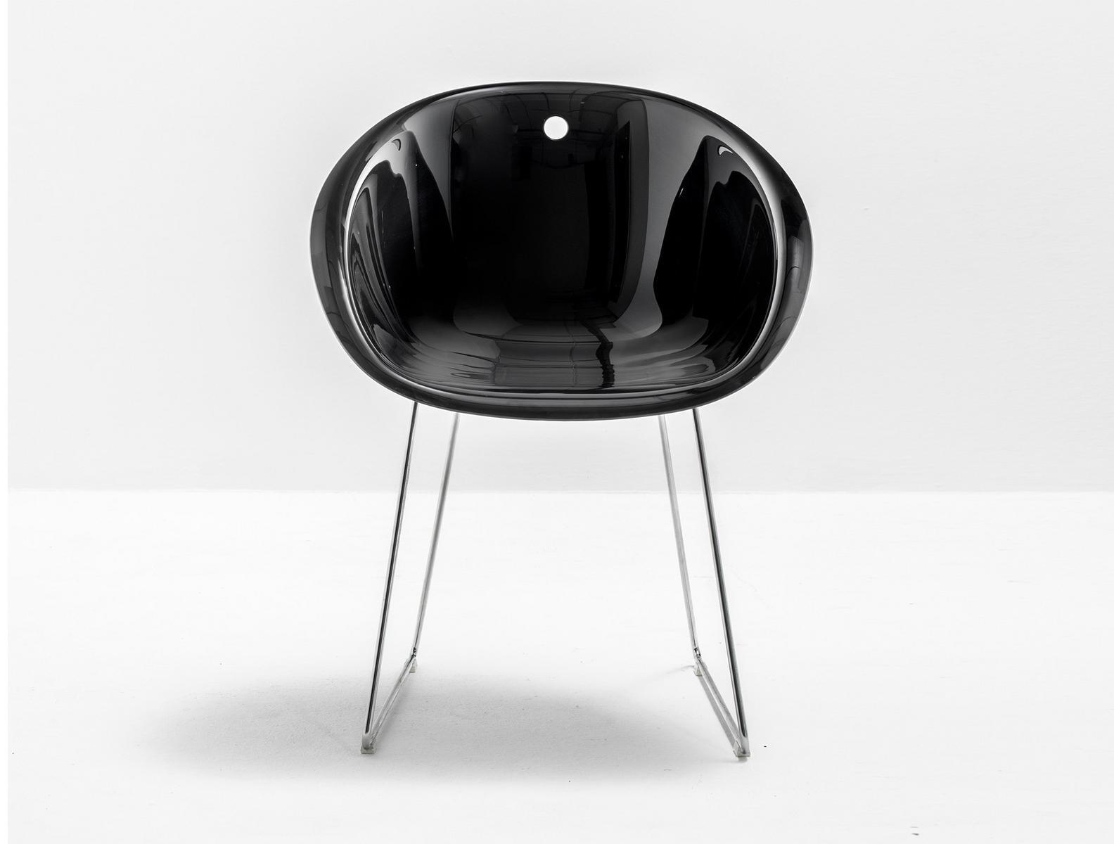 Sled base polycarbonate chair | Gliss 921 by Pedrali
