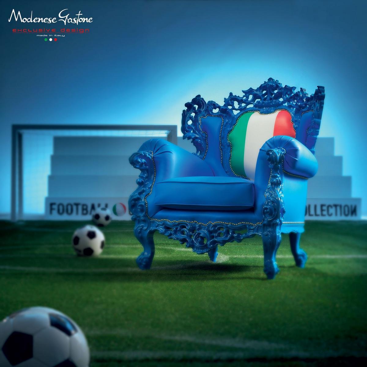Armchair with armrests | World Champions by Modenese Gastone