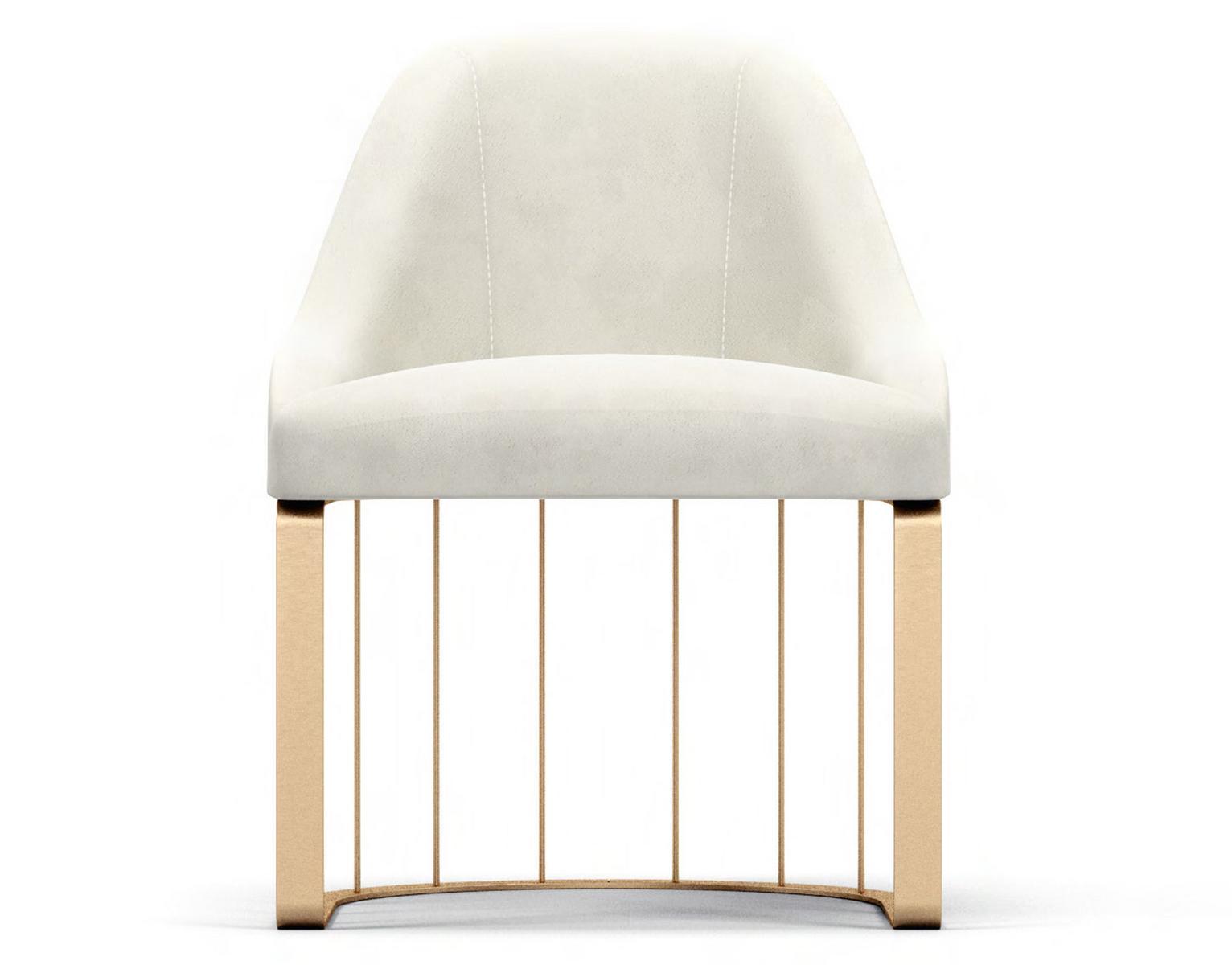 Upholstered leather chair | Vittoria by Formitalia