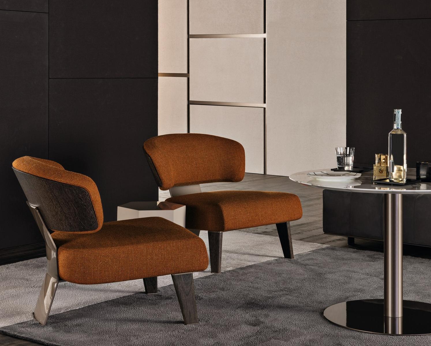 Easy chair | Reeves Wood by Minotti