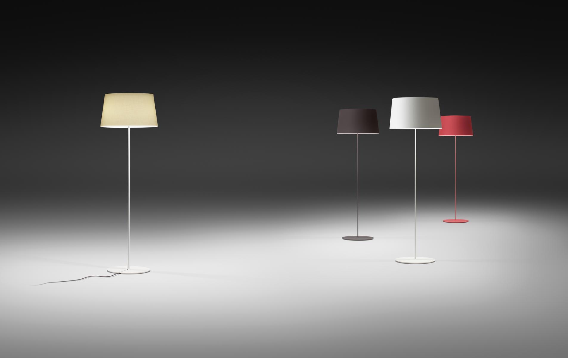 Glass-fibre floor lamp | Warm 4906 by Vibia