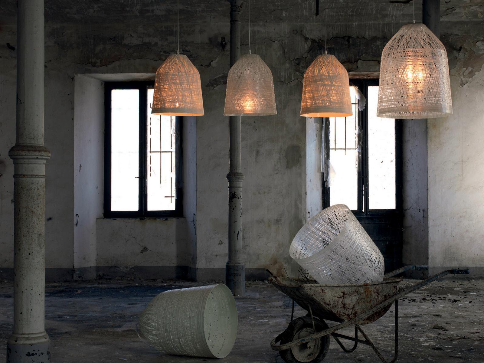 Cocoon resin floor lamp | Blackout by Karman