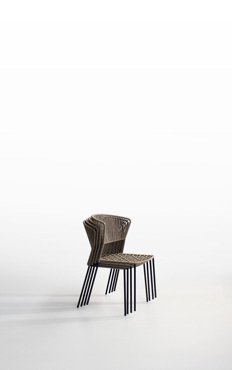 Rope garden chair | Ola by Potocco