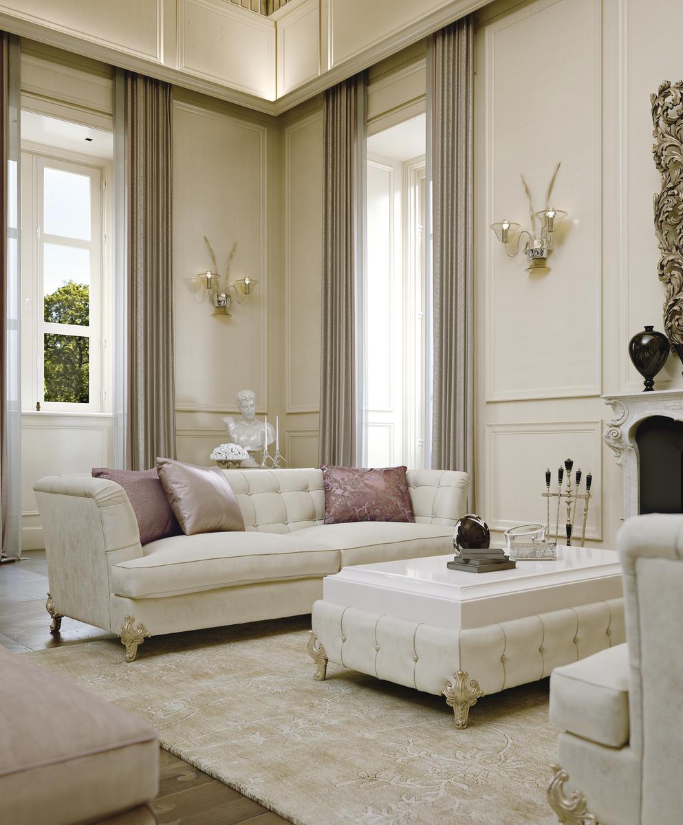 3 seater velvet sofa | King by Bruno Zampa