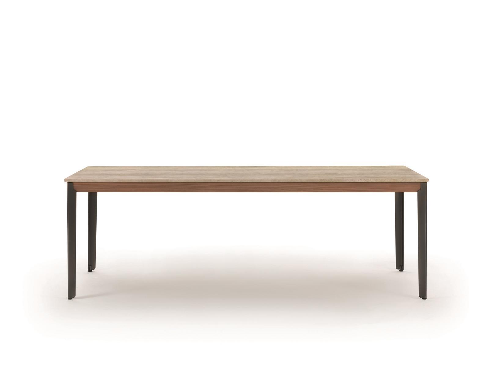 Rectangular marble table | Hug by Arflex