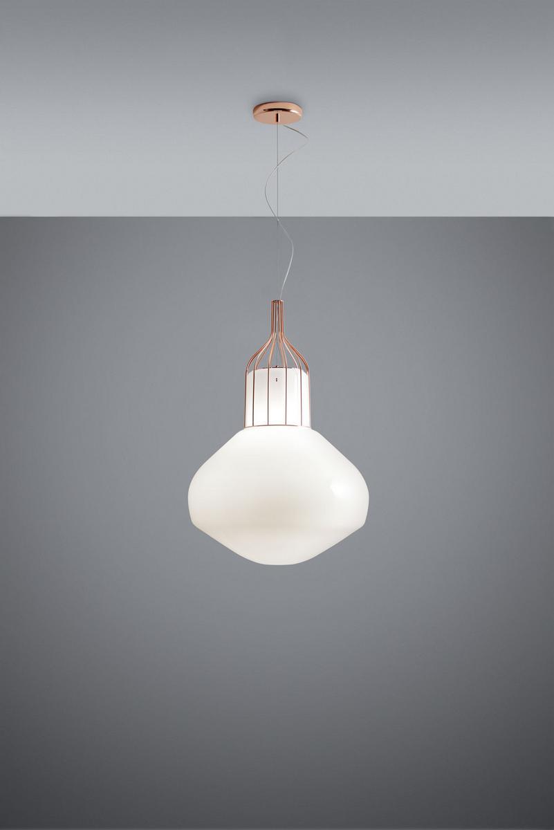 Blown glass pendant lamp | Aérostat by Fabbian
