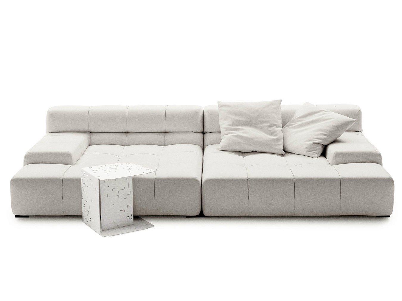 Sectional leather sofa | Tufty Time Leather by B&B Italia