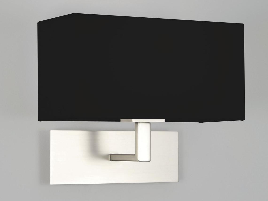 Wall lamp in steel and fabric | Park Lane by Astro lighting