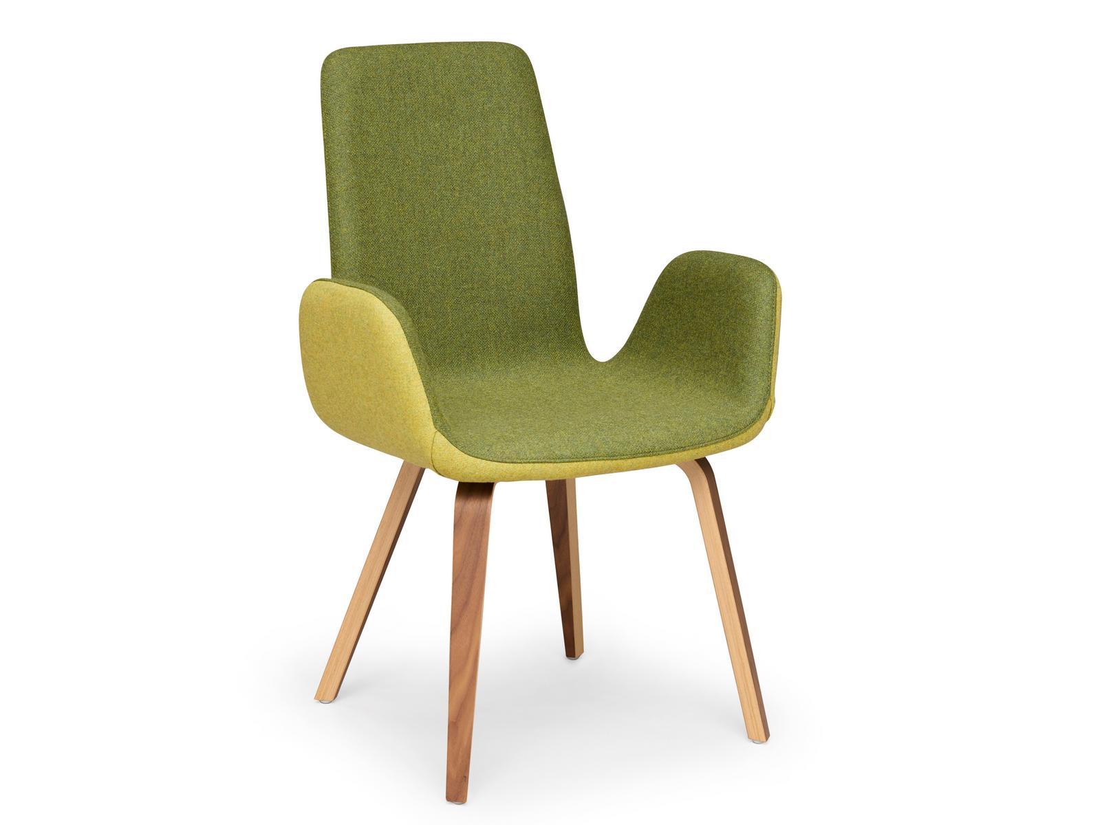 High-back fabric chair with armrests | Light Pa L Ts by Midj