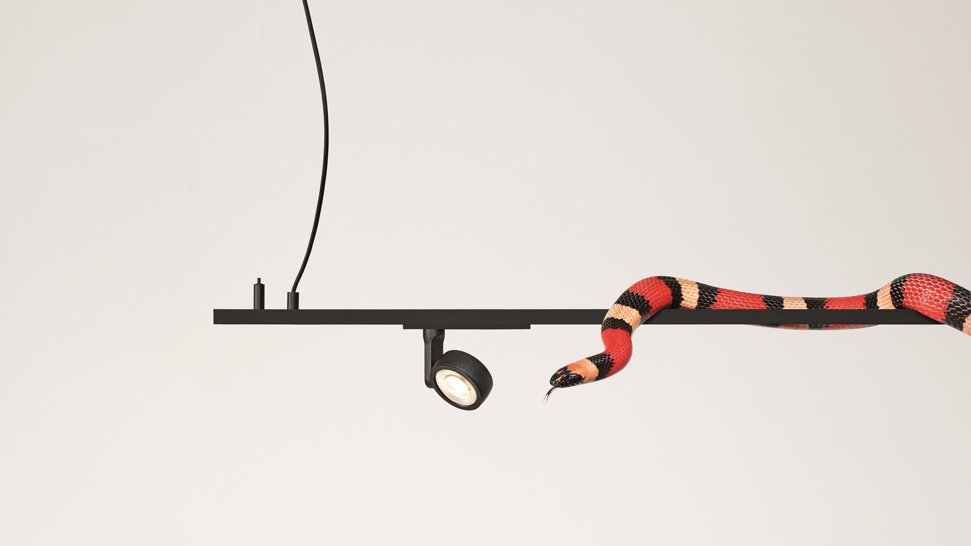 LED Anodized aluminium track-Light | Minimal Track Suspension by Arkoslight