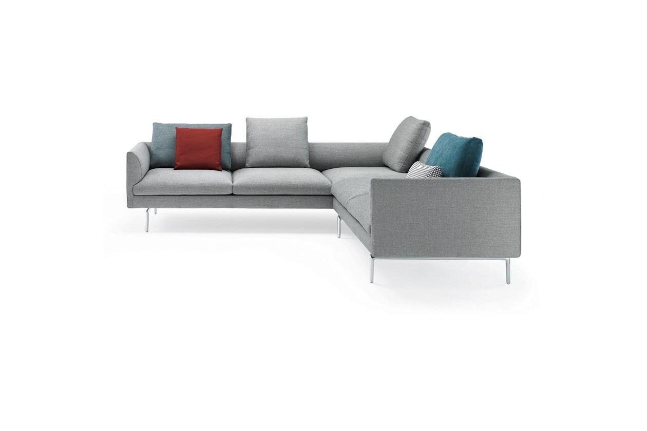 Sectional sofa with removable cover | Flamingo by Zanotta