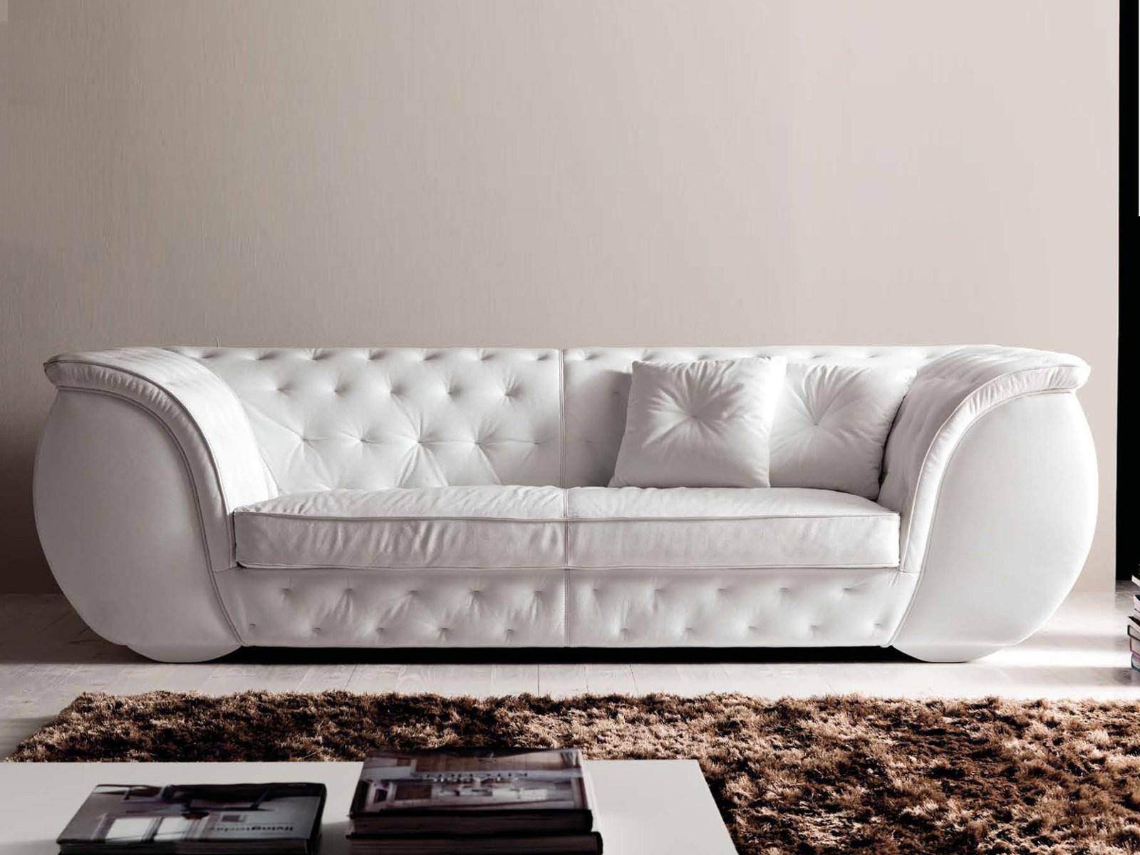 3 seater leather sofa | Lapo-quilt by Corte Zari