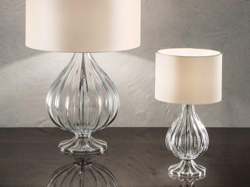 Handmade incandescent Murano glass table lamp | Glass Ve 1023 Tl1 G / Tl1p by Masiero