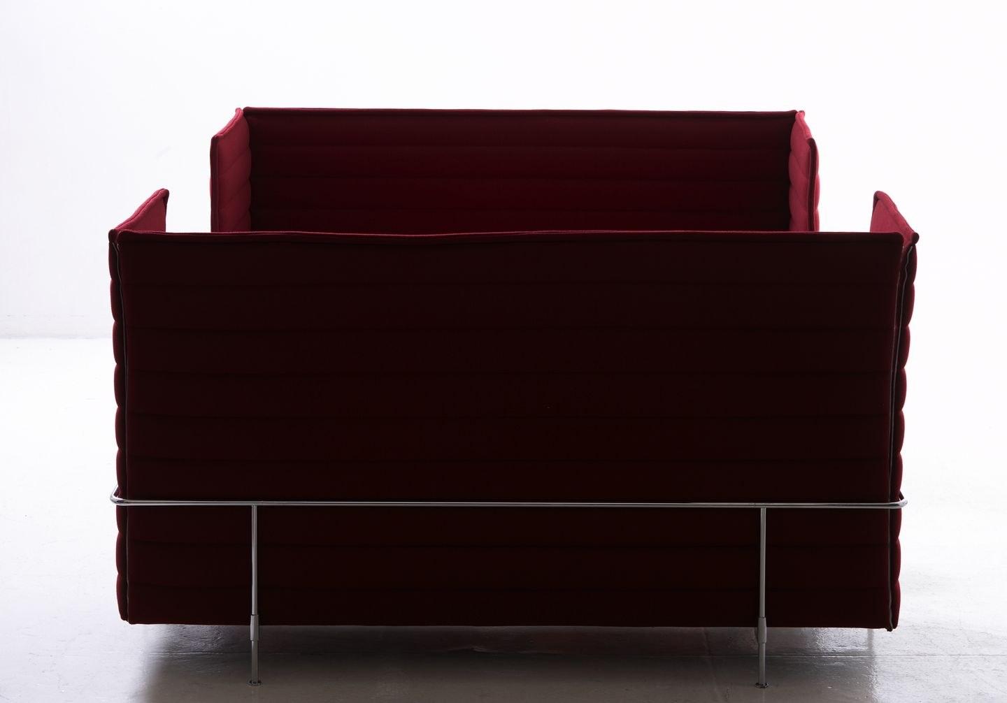 3 seater high-back fabric sofa | Alcove Highback by Vitra