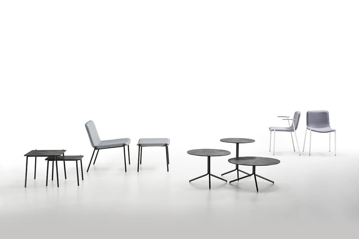 Upholstered fabric chair | Trampoliere At In by Midj