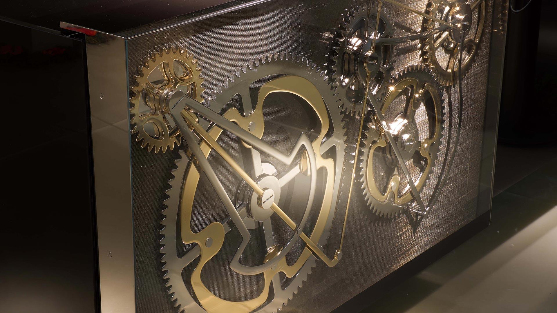 Wooden sideboard with sliding doors | Big Ben by Reflex