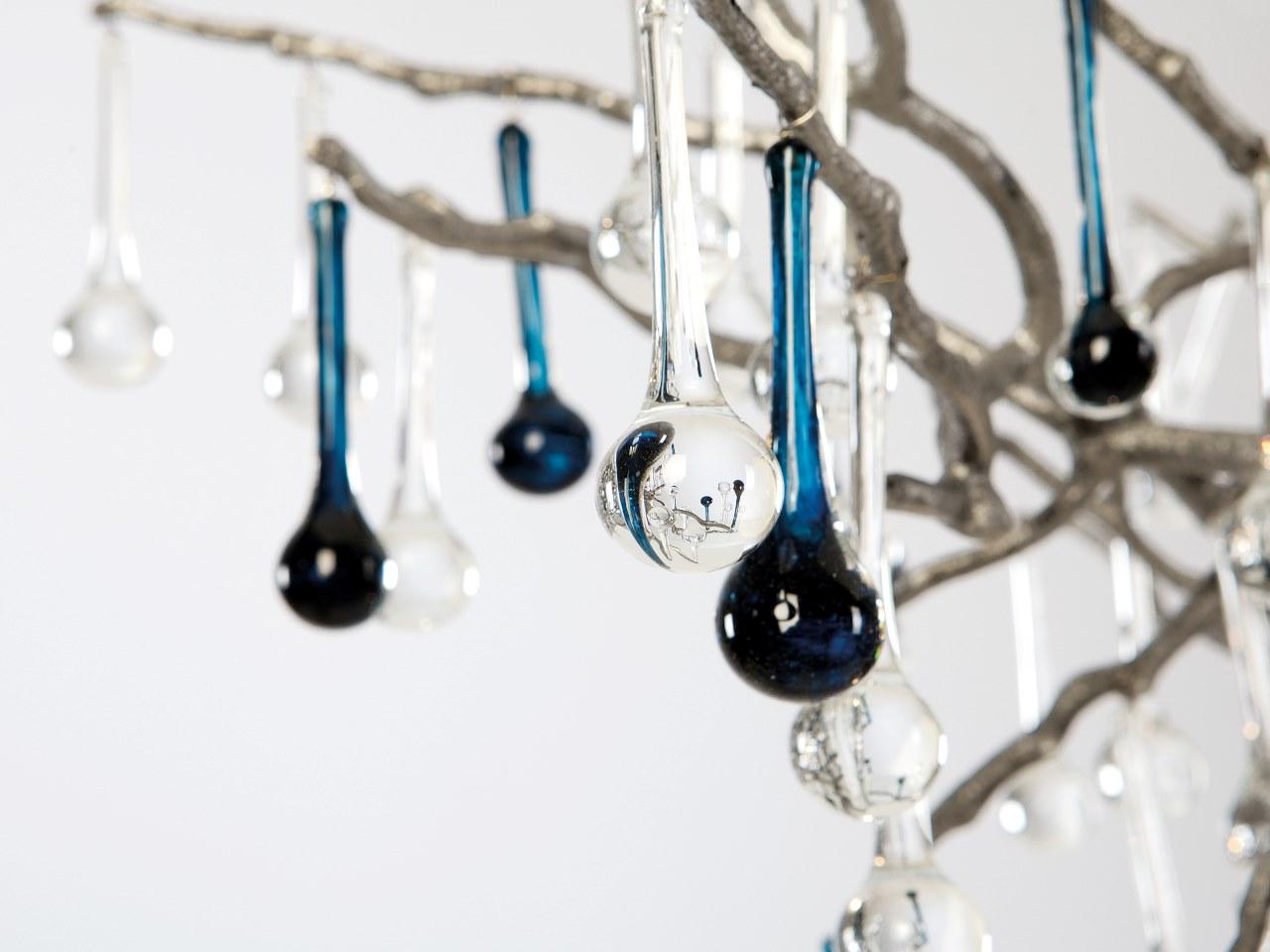 Halogen bronze pendant lamp | Bijout Ct3263/18 by Serip