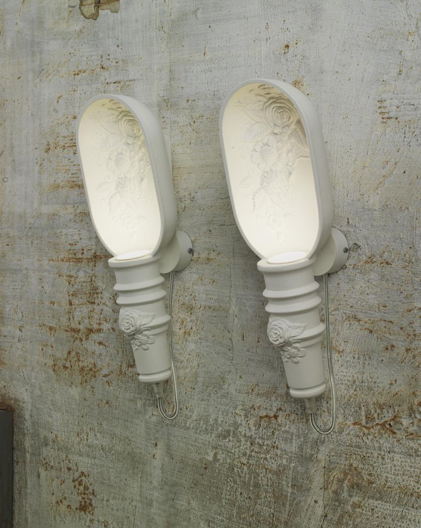 Direct light ceramic wall lamp | Work In Progress by Karman