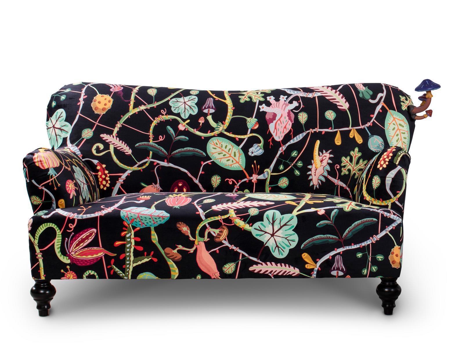 2 seater fabric sofa | Botanical Diva by Seletti