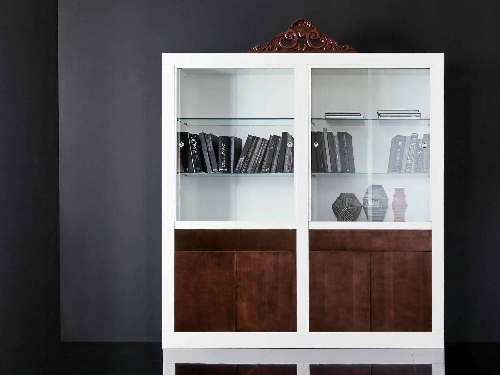 Wooden display cabinet | Minimal Baroque by Modenese Gastone