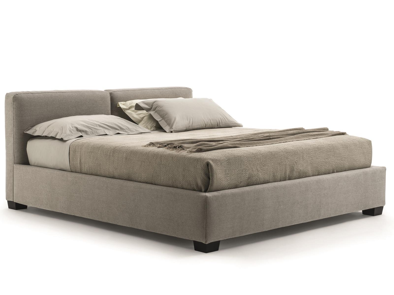 Fabric double bed | Tiberio by Frigerio