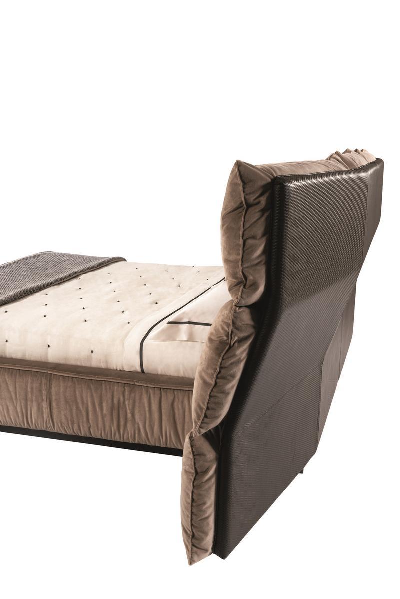 Double bed with upholstered headboard | Palau Large by Visionnair