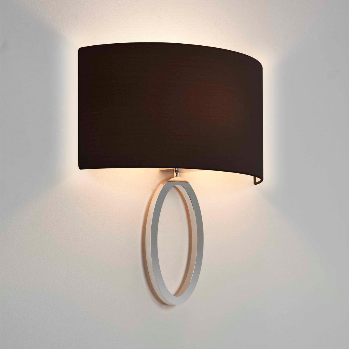 Wall lamp in steel and fabric | Lima by Astro lighting