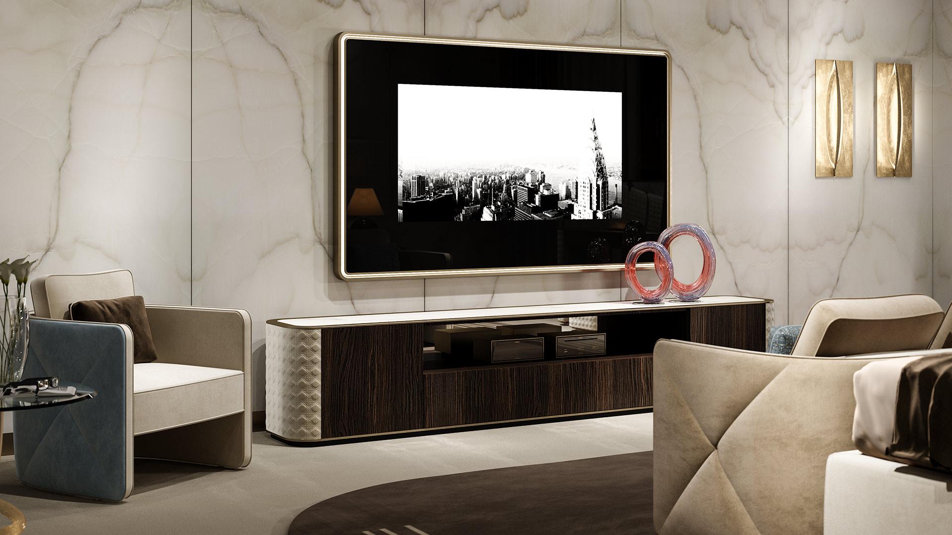 Wooden sideboard | San Marco by Reflex