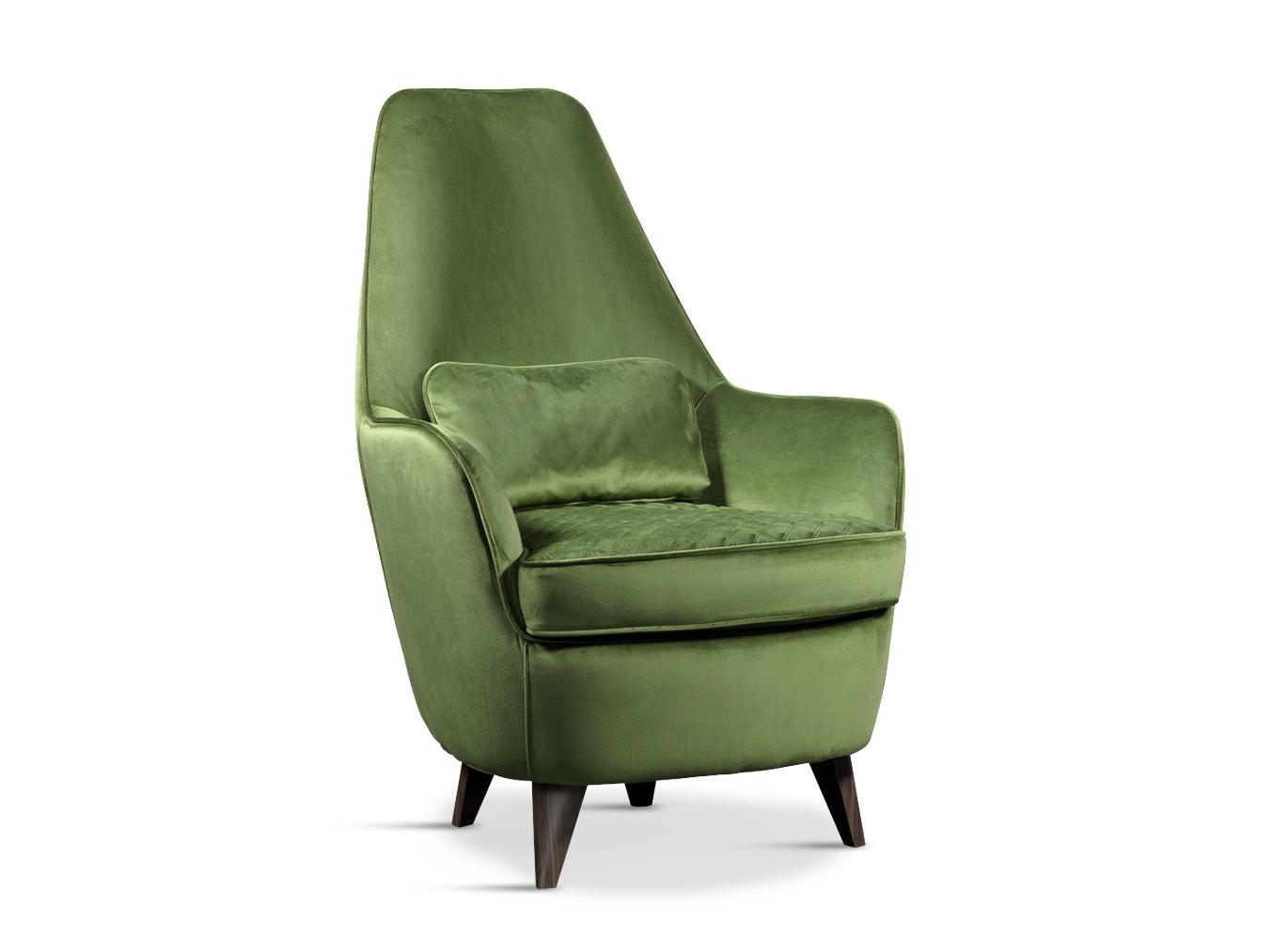Upholstered fabric armchair with armrests | Nuvola by Reflex